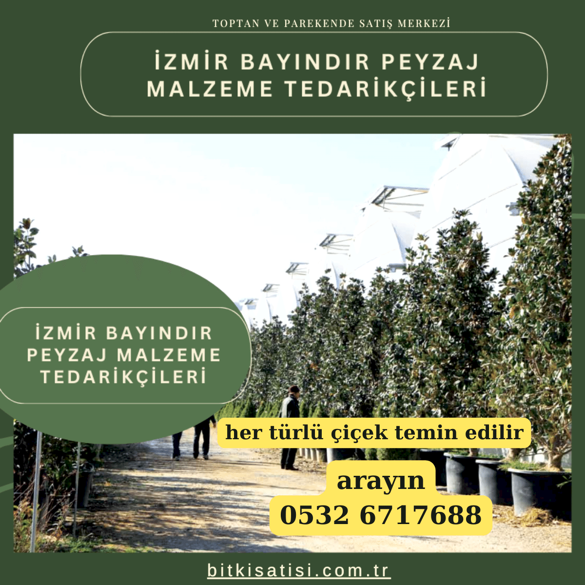 İzmir Bayındır Peyzaj Malzeme Tedarikçileri